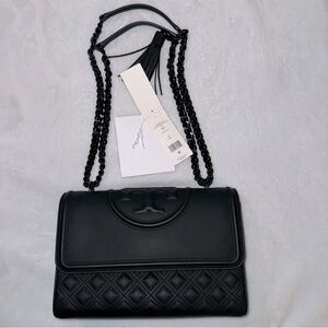 Tory Burch Fleming Matte Convertible Shoulder Bag